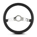 Lokar 63501 Lecarra SS Steering Wheel; Black; Polished Spokes; 14 in. Standard Grip; - Truck Part Superstore