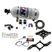 Nitrous Express 63540-10 4150 SINGLE ENTRY CROSSBAR PLATE SYSTEM; PRO POWER(100-500HP) W/10LB BOTTLE - Truck Part Superstore