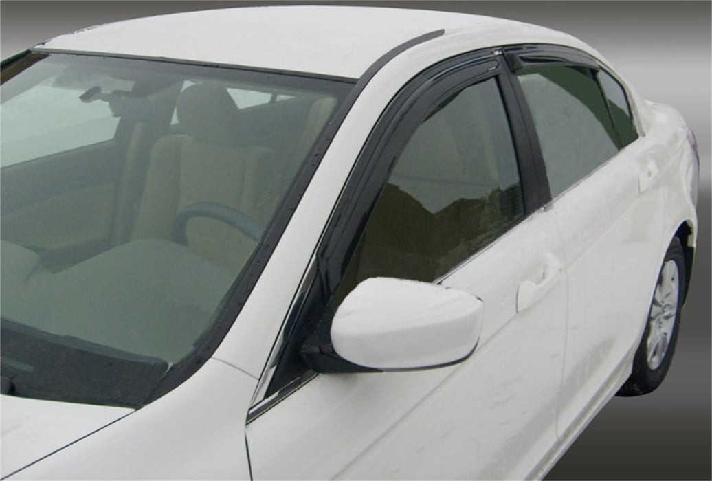 Stampede 6357-2 Tape-Onz™ Sidewind Deflector 4 pc.; Smoke; - Truck Part Superstore