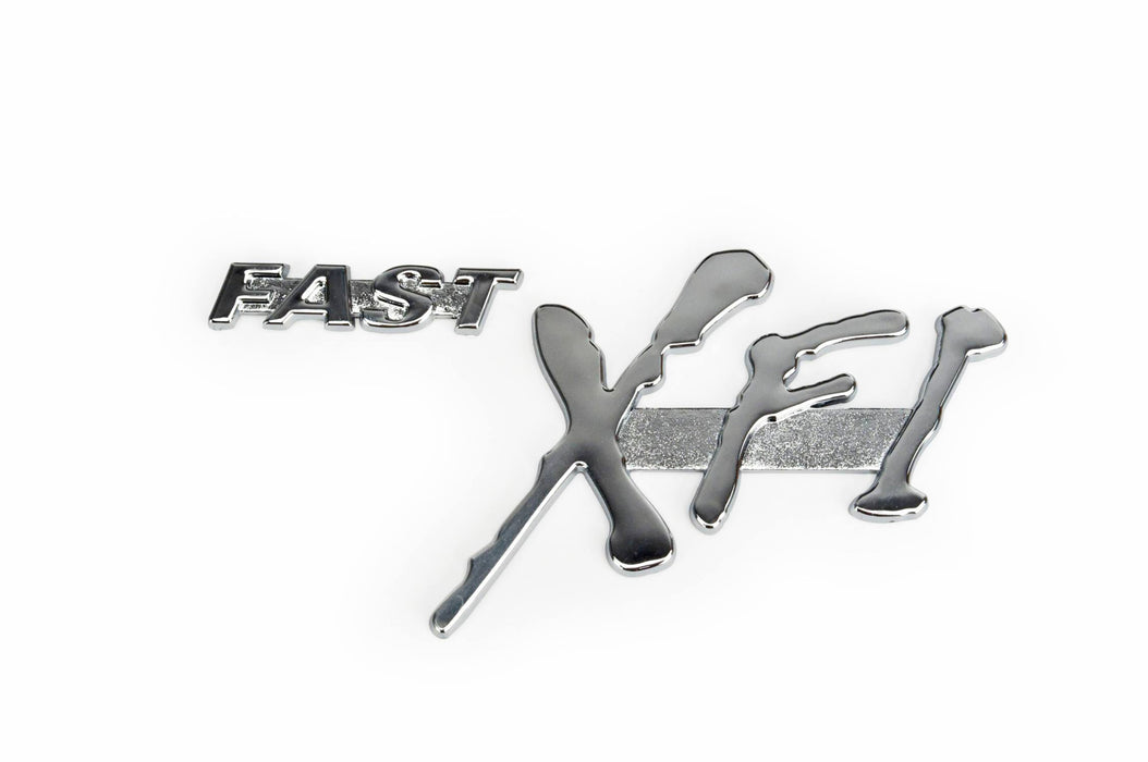 FAST 170656 XFI Badge Chrome Decal - Truck Part Superstore