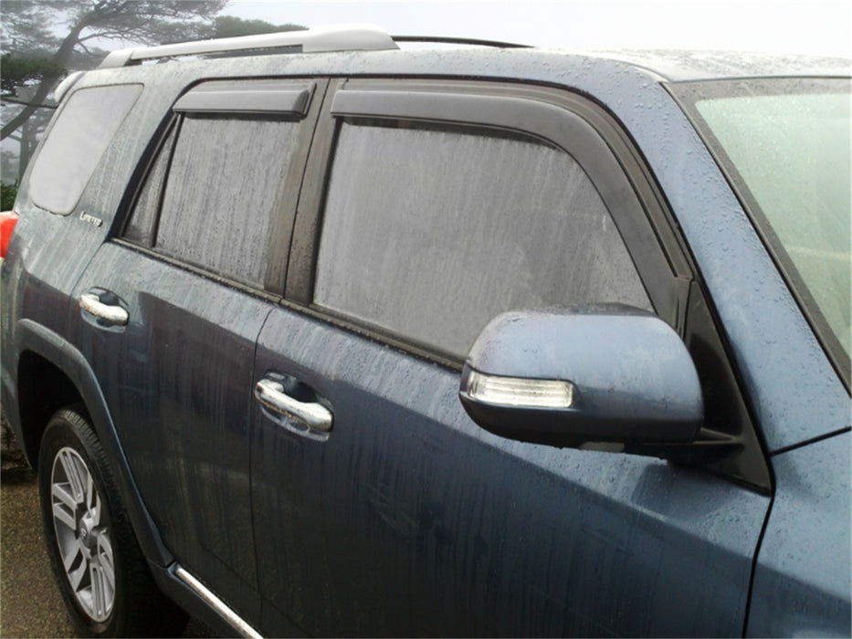 Stampede 6366-2 Tape-Onz™ Sidewind Deflector 4 pc.; Smoke; - Truck Part Superstore