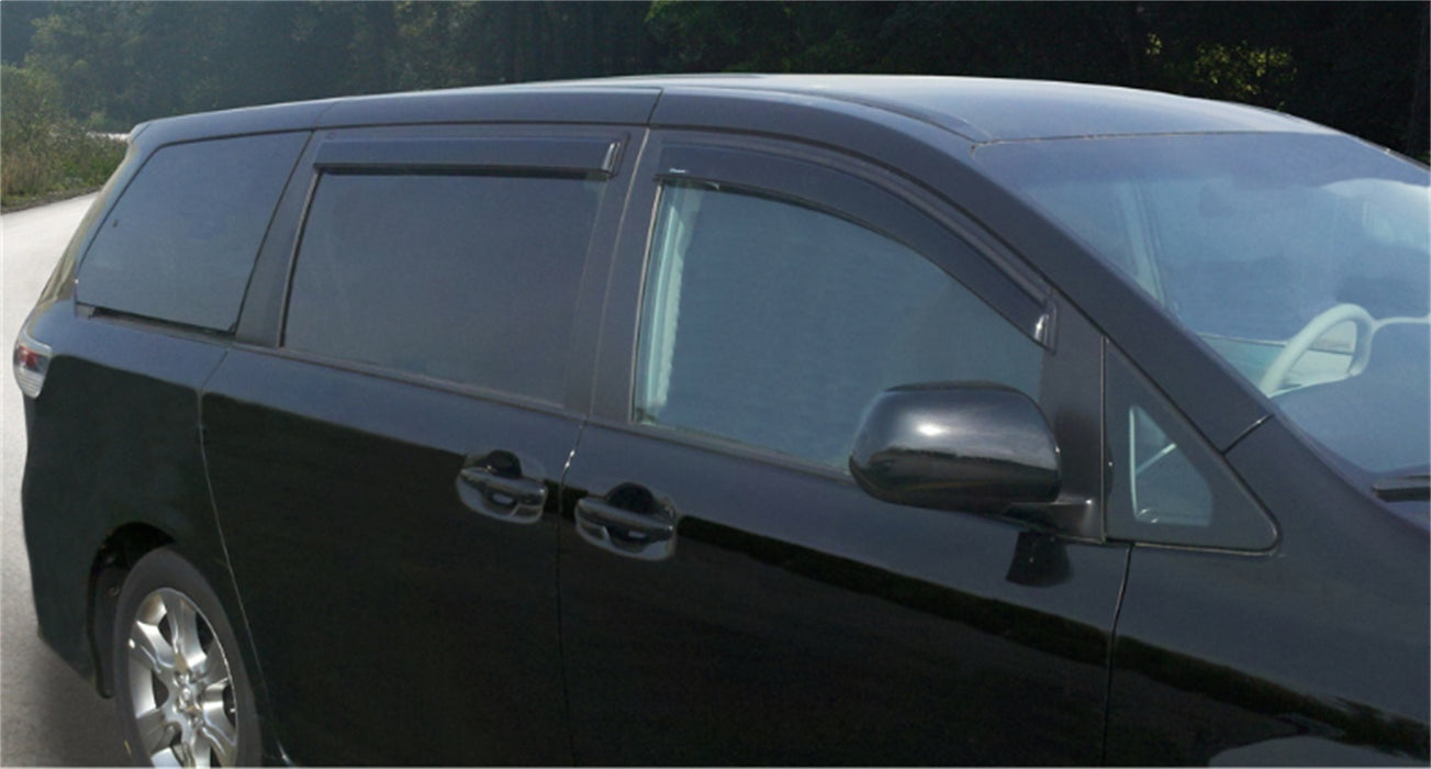 Stampede 6369-2 Tape-Onz™ Sidewind Deflector 4 pc.; Smoke; - Truck Part Superstore