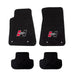 Hurst 6370000 Floor Mat Kit; Black; Non-Slip Backing; Hurst Red Logo; Front and Rear; 4 pc.; - Truck Part Superstore