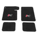 Hurst 6370001 Floor Mat Kit; Black; Non-Slip Backing; Hurst Red Logo; Front and Rear; 4 pc.; - Truck Part Superstore