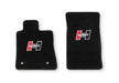 Hurst 6370003 Floor Mat Kit; Black; Non-Slip Backing; 2 pc.; Front; Red Hurst Logo; - Truck Part Superstore