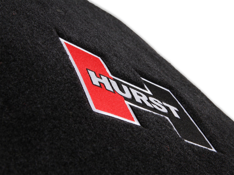 Hurst 6370003 Floor Mat Kit; Black; Non-Slip Backing; 2 pc.; Front; Red Hurst Logo; - Truck Part Superstore
