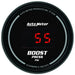 AutoMeter 6370 GAUGE; BOOST; 2 1/16in.; 60PSI; DIGITAL; BLACK DIAL W/RED LED - Truck Part Superstore