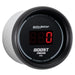 AutoMeter 6370 GAUGE; BOOST; 2 1/16in.; 60PSI; DIGITAL; BLACK DIAL W/RED LED - Truck Part Superstore