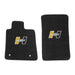 Hurst 6371003 Floor Mat Kit; Black; Non-Slip Backing; 2 pc.; Front; Hurst Gold Logo; - Truck Part Superstore