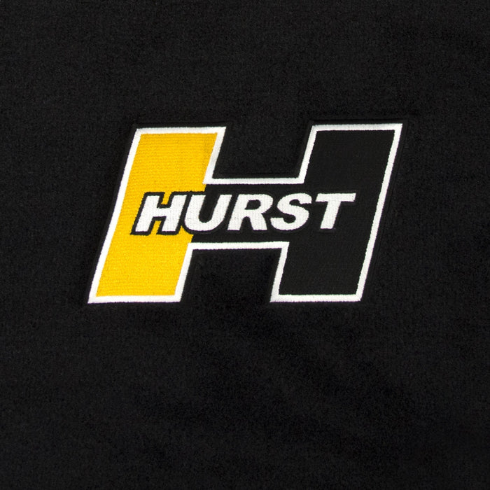 Hurst 6371010 Floor Mat Kit; Black; Non-Slip Backing; Hurst Red Logo; Front and Rear; 4 pc.; - Truck Part Superstore