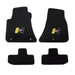Hurst 6371010 Floor Mat Kit; Black; Non-Slip Backing; Hurst Red Logo; Front and Rear; 4 pc.; - Truck Part Superstore