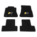Hurst 6371021 Floor Mat Kit; Black; Non-Slip Backing; Hurst Gold Logo; Front and Rear; - Truck Part Superstore