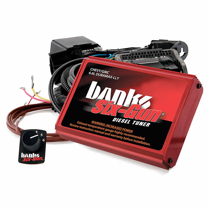 Banks Power 63717 Six-Gun Diesel Tuner; W/Switch-2004-05 Chevy 6.6L; LLY - Truck Part Superstore