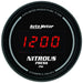 AutoMeter 6374 GAUGE; NITROUS PRESSURE; 2 1/16in.; 1600PSI; DIGITAL; BLACK DIAL W/RED LED - Truck Part Superstore