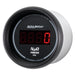 AutoMeter 6374 GAUGE; NITROUS PRESSURE; 2 1/16in.; 1600PSI; DIGITAL; BLACK DIAL W/RED LED - Truck Part Superstore