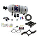 Nitrous Express 63840-10 4150 SINGLE ENTRY CROSSBAR PLATE SYSTEM; RNC (250-750HP) W/10LB BOTTLE - Truck Part Superstore