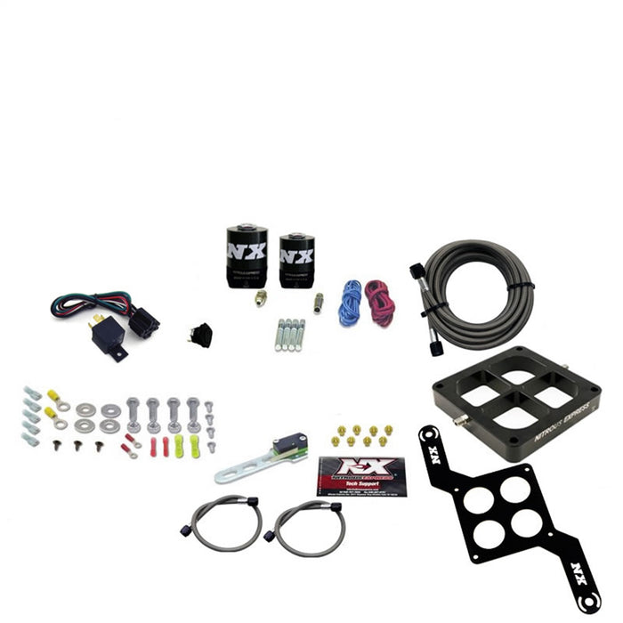 Nitrous Express 63870-00 DOMINATOR SINGLE ENTRY BILLET CROSSBAR; RNC (250-750HP) W/O BOTTLE - Truck Part Superstore