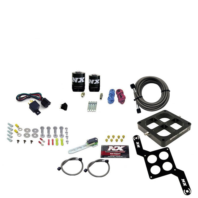 Nitrous Express 63870-00 DOMINATOR SINGLE ENTRY BILLET CROSSBAR; RNC (250-750HP) W/O BOTTLE - Truck Part Superstore