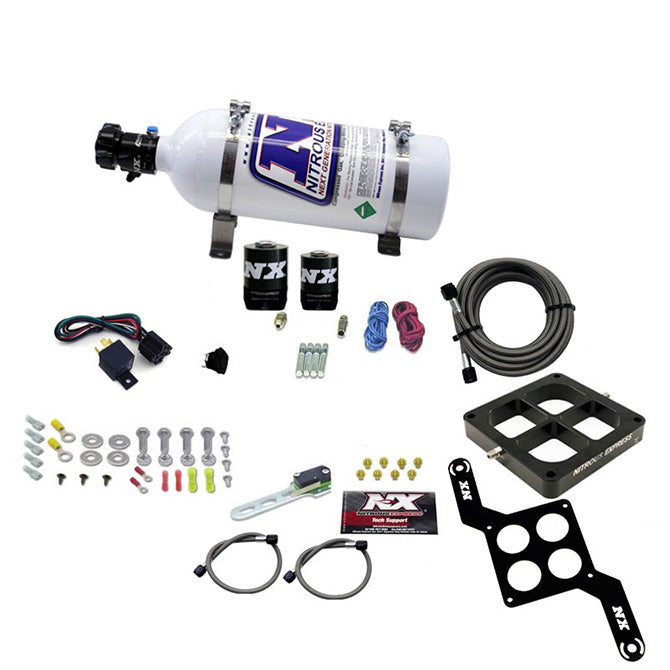 Nitrous Express 63870-05 DOMINATOR SINGLE ENTRY BILLET CROSSBAR; RNC (250-750HP) W/5LB BOTTLE - Truck Part Superstore