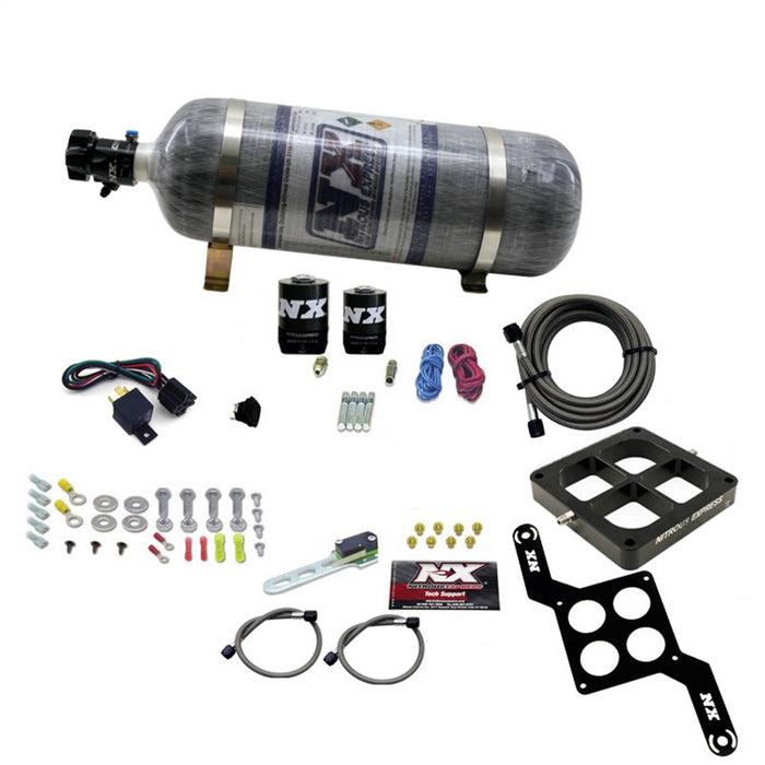 Nitrous Express 63870-12 DOMINATOR SINGLE ENTRY BILLET CROSSBAR; RNC (250-750HP) W/COMPOSITE BOTTLE - Truck Part Superstore