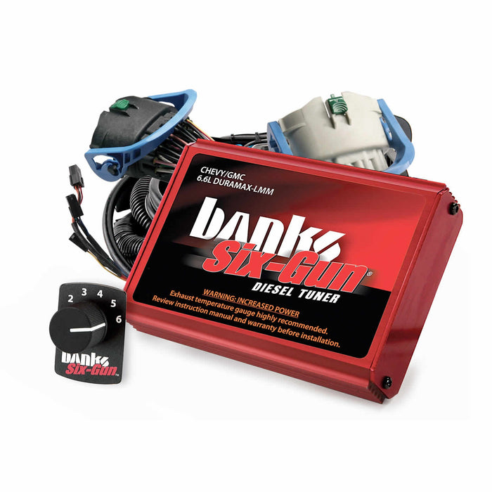 Banks Power 63887 Six-Gun Diesel Tuner; W/Switch-2007-10 Chevy 6.6L; LMM - Truck Part Superstore