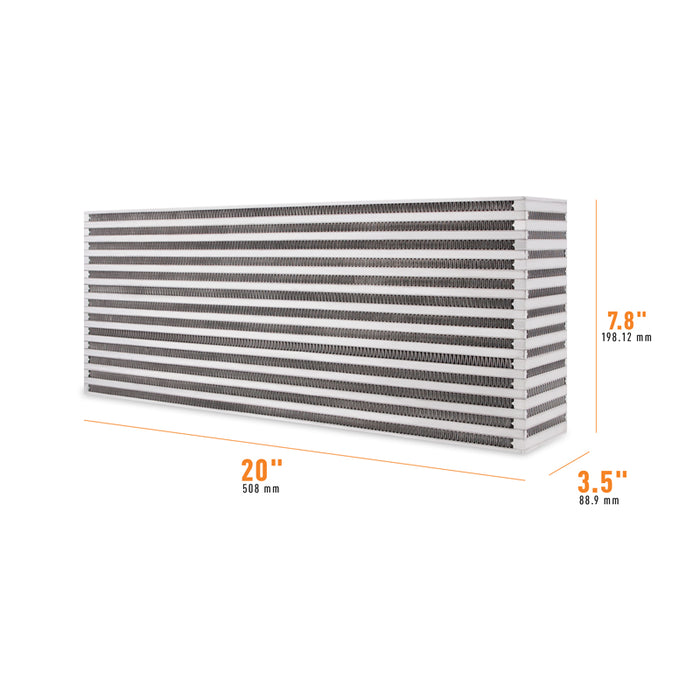 Mishimoto MMUIC-14 Universal Air-to-Air Race Intercooler Core 20-in x 7.8-in x 3.5-in - Truck Part Superstore