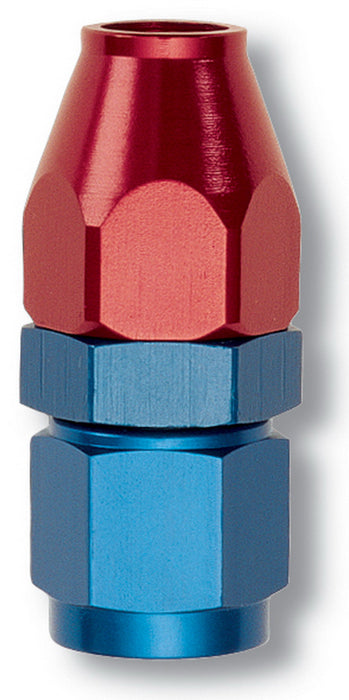 Russell 639200 Aluminum Fuel Line Adapter; Red/Blue; -6AN Female Swivel To 3/8 in. Line; - Truck Part Superstore