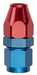 Russell 639220 Aluminum Fuel Line Adapter; Red/Blue; -8AN Female Swivel To 1/2 in. Line; - Truck Part Superstore