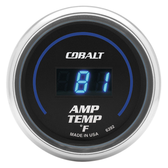 AutoMeter 6392 GAUGE; STEREO AMP TEMPERATURE; 2 1/16in.; 250deg.F; DIGITAL; COBALT - Truck Part Superstore