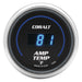 AutoMeter 6392 GAUGE; STEREO AMP TEMPERATURE; 2 1/16in.; 250deg.F; DIGITAL; COBALT - Truck Part Superstore