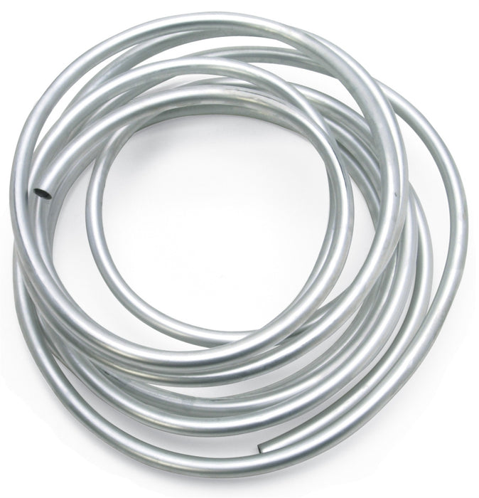 Russell 639480 Aluminum Fuel Line; 3/8 in. Tube Size; Natural; 25 ft.; - Truck Part Superstore