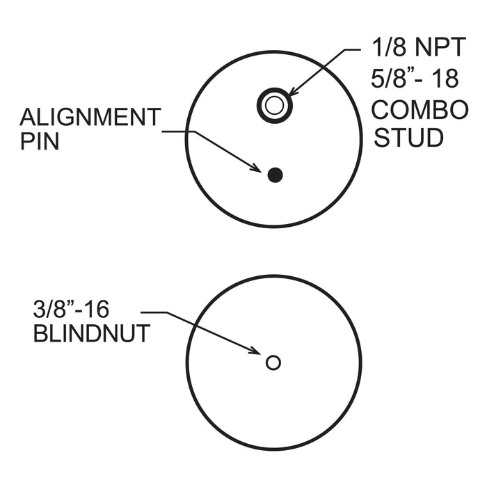 Firestone Ride-Rite 6397 Replacement Bellow; For Use w/Kit PN[2361/2384/2430/2350/2458/2377]; - Truck Part Superstore