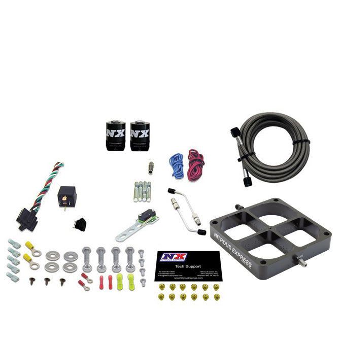 Nitrous Express 63980-00 SINGLE ENTRY CROSSBAR 8500 BASED THROTTLE BODY W/NO BOTTLE - Truck Part Superstore