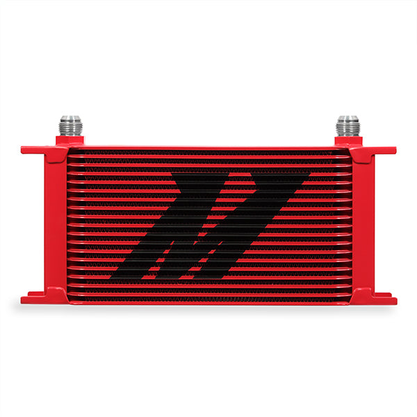 Mishimoto MMOC-19RD Universal 19-Row Oil Cooler, Red - Truck Part Superstore
