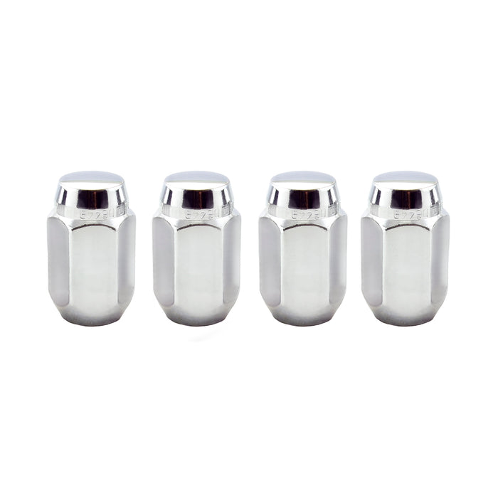 McGard 64000 Chrome Cone Seat Style Lug Nut Set (1/2-20 Thread Size) - Set of 4 Lug Nuts - Truck Part Superstore