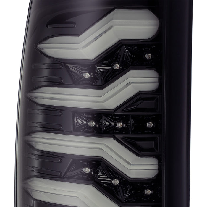AlphaRex 640010 LED Taillights Jet Black - Truck Part Superstore