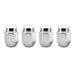 McGard 64003 Chrome Cone Seat Style Lug Nut Set (M12 x 1.25 Thread Size) - Set of 4 Lug Nuts - Truck Part Superstore