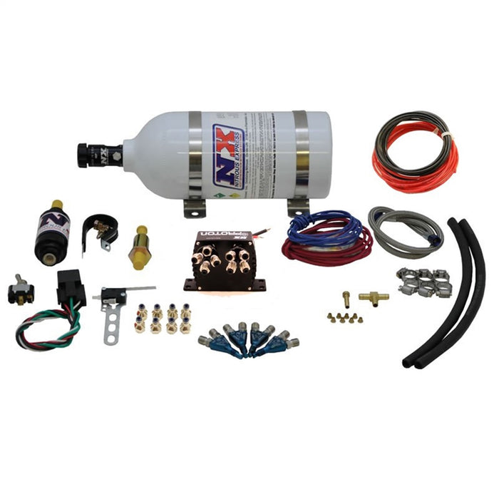 Nitrous Express 64004-2.5P MOTO 4 NITROUS SYSTEM W/2.5LB BOTTLE - Truck Part Superstore