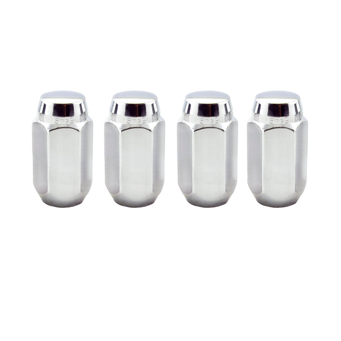McGard 64019 Chrome Cone Seat Style Lug Nut Set (M12 x 1.75 Thread Size) - Set of 4 Lug Nuts - Truck Part Superstore