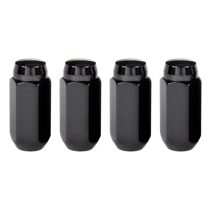 McGard 64022 Black Cone Seat Style Lug Nut Set (M14 x 1.5 Thread Size) - Set of 4 Lug Nuts - Truck Part Superstore