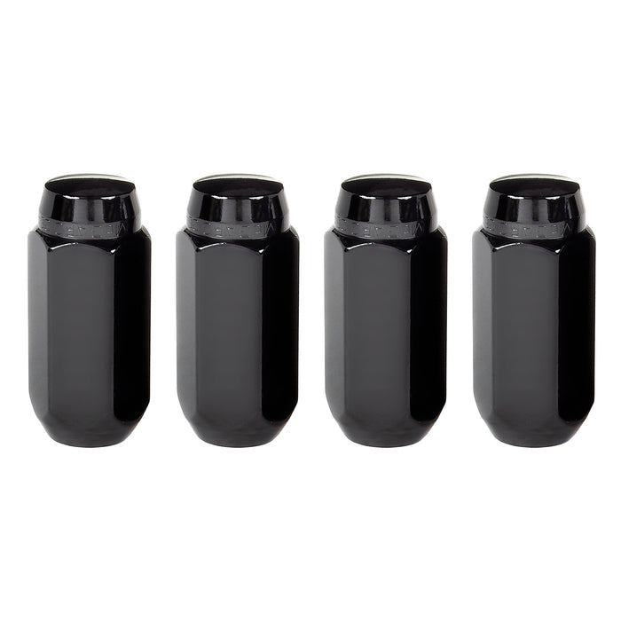 McGard 64024 Black Cone Seat Style Lug Nut Set (M14 x 1.5 Thread Size) - Set of 4 Lug Nuts - Truck Part Superstore