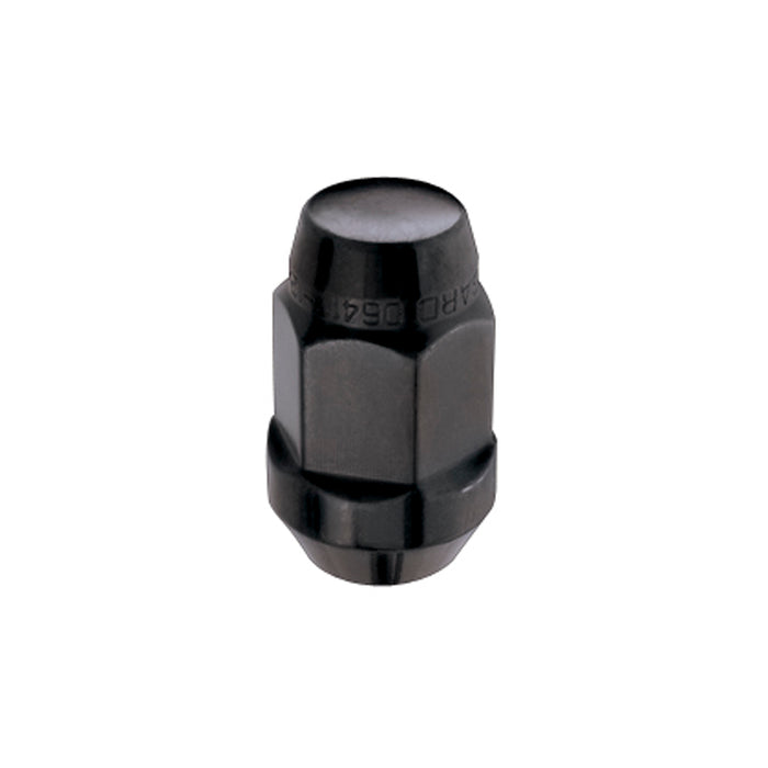McGard 64029 Black Bulge Cone Seat Style Lug Nut Set (1/2-20 Thread Size) - Set of 4 Lug Nuts - Truck Part Superstore