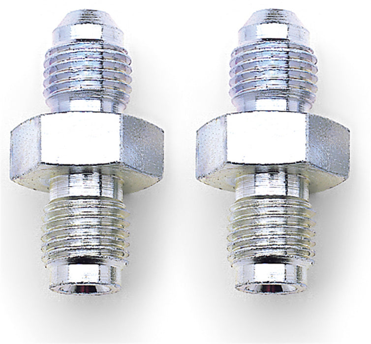 Russell 640301 Brake Adapter Fitting SAE; 3/8 in. x 24 IF Male; -4AN Male; Endura; 2 pc.; - Truck Part Superstore