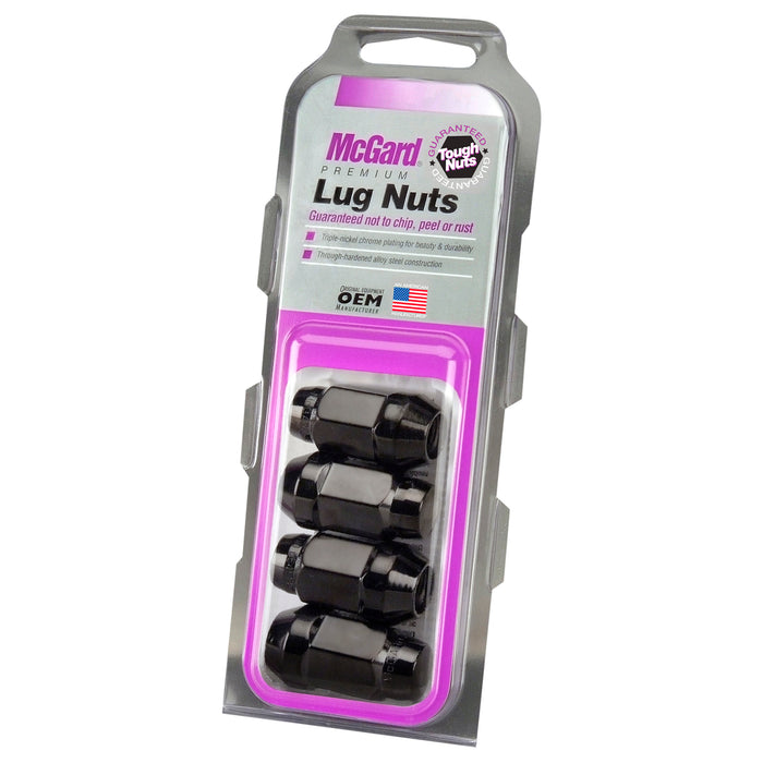 McGard 64034 Bulge Cone Seat Style Lug Nuts-Black - Truck Part Superstore