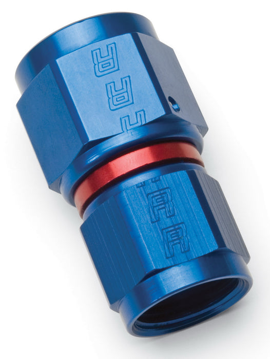 Russell 640560 Coupler Reducer; Red/Blue Anodized; -10AN To -8AN Female to Female; - Truck Part Superstore