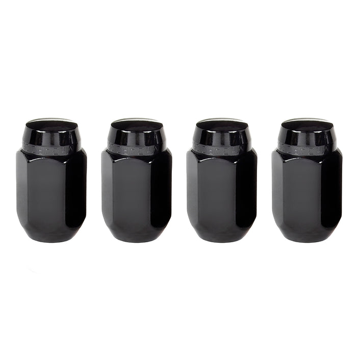 McGard 64072 Black Cone Seat Style Lug Nut Set (M14 X 1.5 Thread Size) - Set of 4 Lug Nuts - Truck Part Superstore