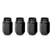 McGard 64072 Black Cone Seat Style Lug Nut Set (M14 X 1.5 Thread Size) - Set of 4 Lug Nuts - Truck Part Superstore
