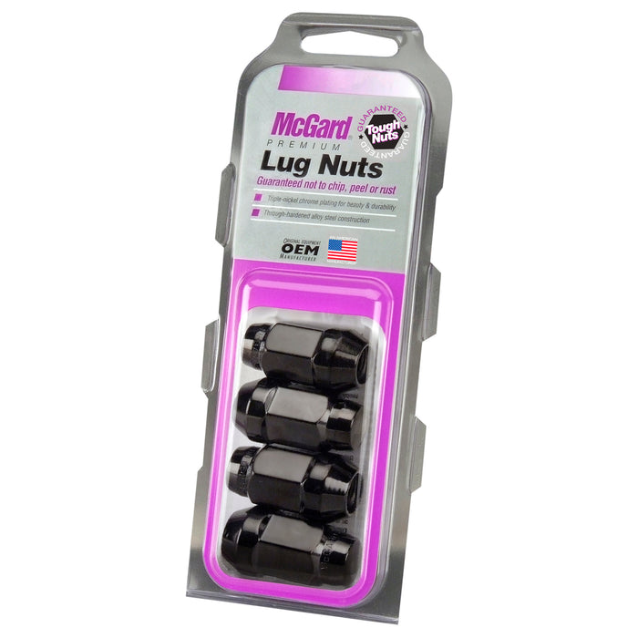 McGard 64074 Bulge Cone Seat Style Lug Nuts-Black - Truck Part Superstore