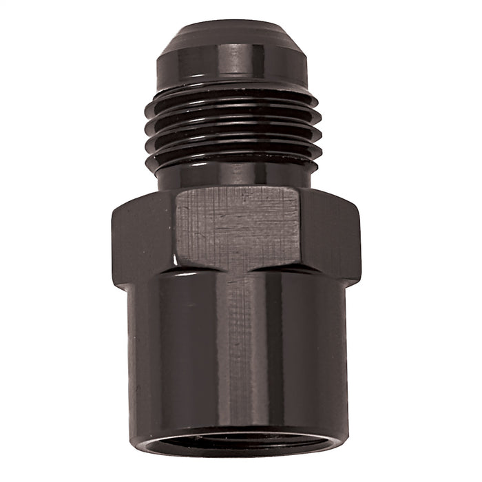 Russell 640823 Adapter Fitting; M14 x 1.5 Female O-Ring Port To -6 AN Flare; Black Anodized; - Truck Part Superstore