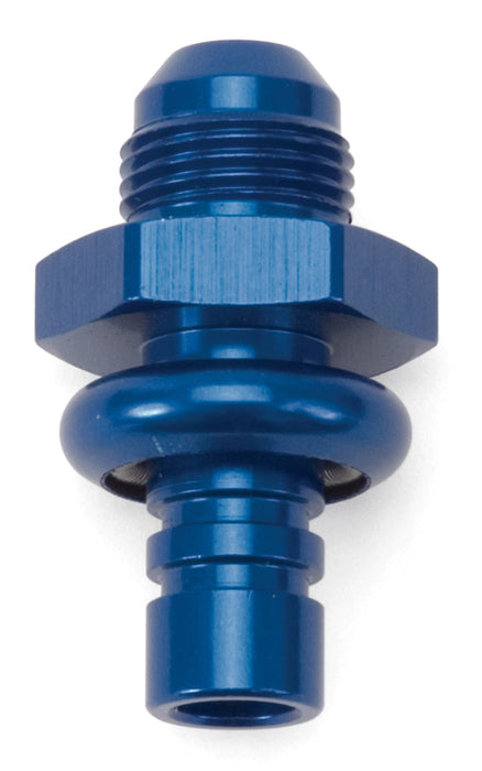 Russell 640880 Ford EFI Fitting; Blue Anodized; Ford EFI x -8AN; Pressure Side; - Truck Part Superstore